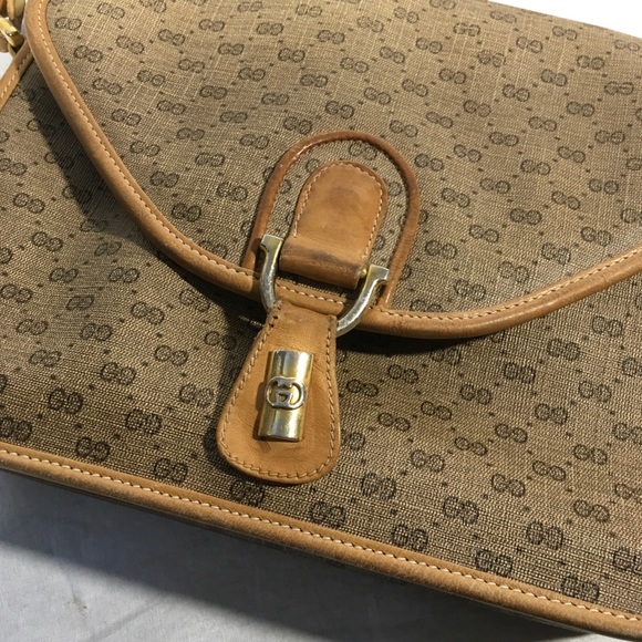 Vintage Gucci Crossbody bag Beige Mignon Print - Picture 5 of 5